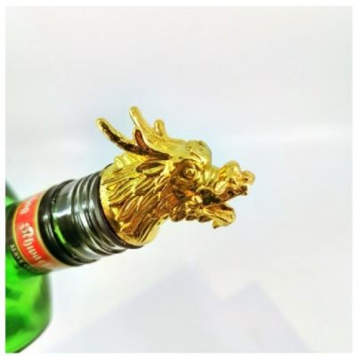 【✲High Quality✲】 liuaihong หัวสัตว์สังกะสีอัลลอยขวดที่ช่วยเทไวน์เครื่องเติมอากาศไวน์ Sper ไวน์บ้าน