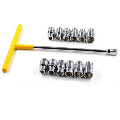 【cw】 T Type Socket Wrench Outer Hexagon Multifuctional Hand Maintenance tools Car Repair Spanner 【hot】 !