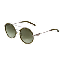 Trendy Classic Green Round Sunglasses Men Luxury 2022 nd Designer High Quality Women Retro Round Metal Frame Sunglasses UV400