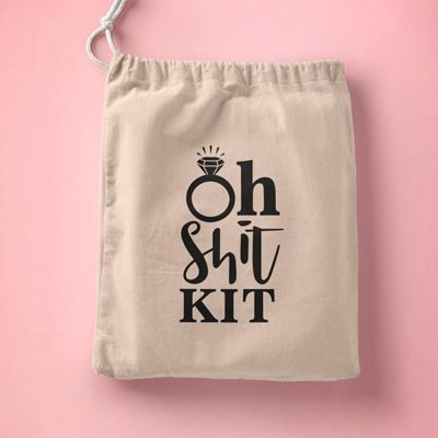 personalized Oh Kit bags Bachelorette Party Favor Survival Kit Kit Bags Girls Night Out Muslin Drawstring Bag party favor!