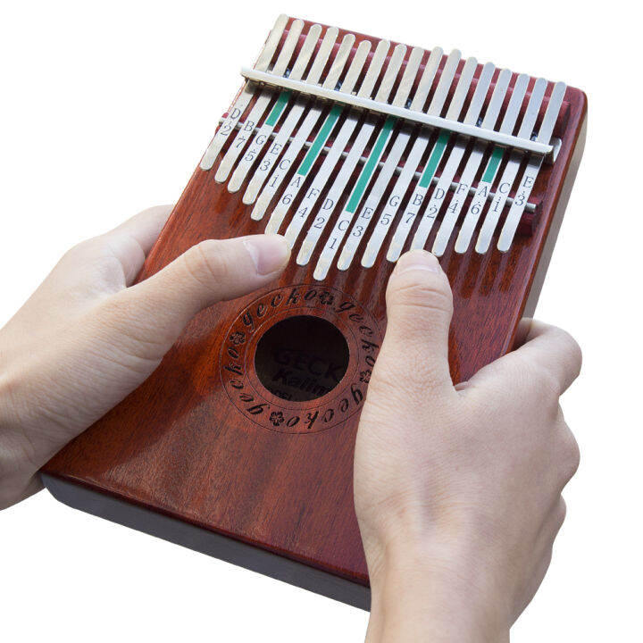GECKO Kalimba 17Key Thumb Piano has a builtin EVA highperformance