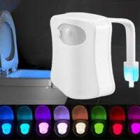 Motion Sensor Smart Toilet Hanging Backlight Multi Function LED Luminaria Battery Powered WC Toilet Seat Night Light Ceiling Lights