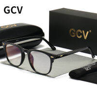 GCV Brand Rivets Square Frames Men Women The Blu-Ray Computer Goggles Ultralight Blue Light Johnny Depp Same Paragraph Glasses