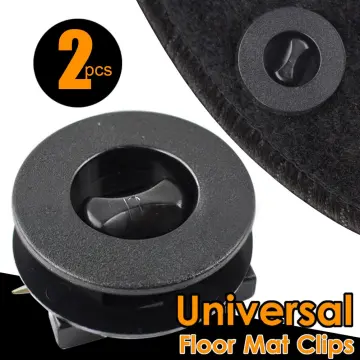  Carmats Fixation Clips 2 pcs Set fit New Peugeot Models Floor  Mat Fasteners Holders Fitting Clips for Rubber Carpeted Carmats : Automotive