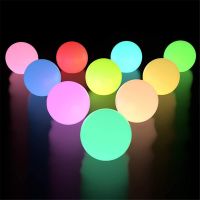 ▥ Solar Led Glow Globe Light Outdoor IP68 Waterproof Ball Floating Pool Light Inflatable Remote Color Change Lamp for Garden Yard