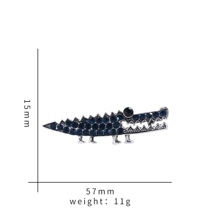 baiduqiandu-new-arrival-blue-and-black-rhinestones-crocodile-brooch-pins-fashion-accessories-jewelry