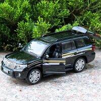 1/32 Toyota LAND CRUISER โมเดลรถพราโด SUV รถโลหะผสมจำลองหล่อของเล่นโลหะรถออฟโรดของสะสมโมเดลของขวัญสำหรับเด็ก