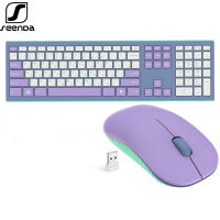 Seenda Wireless Keyboard and Mouse Combo 2.4GHz Full-Size Wireless Keyboard with Number Pad for Computer PC destot LAPTOP