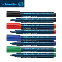 ประเทศเยอรมนี Schneider หัวเหลี่ยมชไนเดอร์ 1-4mm ปากกามาร์กเกอร์ปากกาทาสีป้องกันสิ่งแวดล้อม Maxx133 ปากกามาร์กเกอร์
