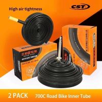 2 Buah CST Ban Dalam Espeda Unban Sepeda Jalan 700C Karet Bavv/av Ban Tabung Sepeda 48/60/80MM Presta/chvalve Tube Rader