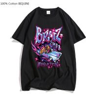 Bratz T Shirts Tshirt Aesthetic Harajuku Y2K Streetwear Black Tshirt