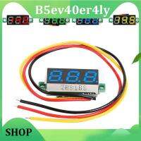 Merlin Irving Shop 0.28 Inch Ultra Small Digital DC Digital Display Adjustable Three Line DC 0-100V Battery Voltmeter 2-Line 3-Line Universal