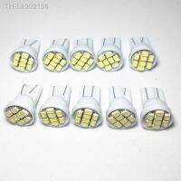 ◊❁ 10pcs T10 LED W5W car Boot light parking light 8SMD 1210 LED W5W Motorcycle lamp 192 168 Wedge Indicator Lamps Door light DC 12V