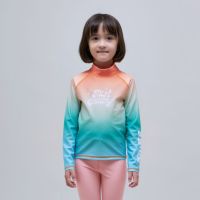 BARREL KIDS OCEAN RASHGUARD ชุดว่ายน้ำเด็ก - ORANGE/GREEN  [SUSTAIN COLLECTION]