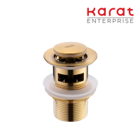 Karat Faucet สะดืออ่างล้างหน้าแบบกด  สีทองด้าน รุ่น KA-08-252-41