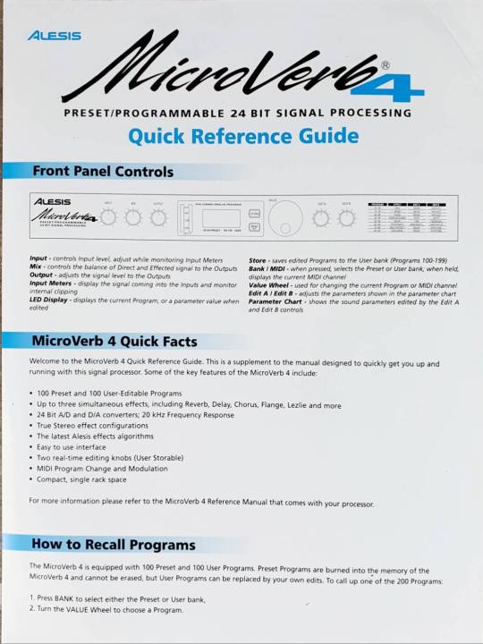 ้้-เอฟเฟค-alesis-microverb-4-preset-programmable-18-bit-signal-processor-เสียงดี-ตรงปก-100