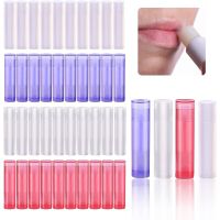 50Pcs Empty Plastic Lipstick Tubes Travel Lip Balm Container For DIY Homemade Lip Balm Cosmetic Refillable With Cap