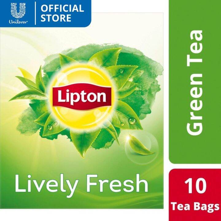 Lipton Green Tea made with 100 Natural and Rainforest Alliance