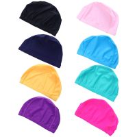 Swimming Caps For Men Women Elastic Nylon Ear Protection Long Hair Swimming Pool Hat Ultrathin Bathing Caps