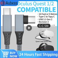 สำหรับ Oculus Quest 2 Link Cable 3/5/6M USB ไปยัง Typec อุปกรณ์หูฟัง VR ถ่ายโอนข้อมูลสายชาร์จความเร็วสูง