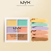 แท้%NYX 6 สี คอนซีลเลอร์ 6 สี ครีม ไฮกลอส ทริมเมอร์ โทนนิ่ง ปกปิดจุดด่างดำ ติดทนนาน ราคาถูก