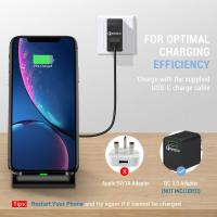 30W Wireless Charger Stand สำหรับ 14 13 12 11 Pro XS Max XR 8 Induction Fast Charging สำหรับ Samsung S21 S20 S10 Xiaomi