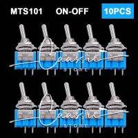 10pcs Mini toggle switch MTS-101 2P 33x13x8mm single pole double throw ON-OFF