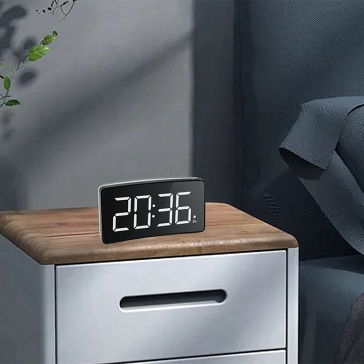 led-digital-alarm-clock-mains-powered-no-frills-simple-operation-alarm-clocks-bedside-alarm-non-ticking-for-bedroom