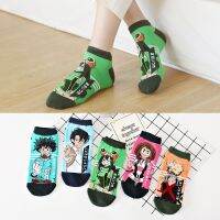 My Hero Academia Izuku Midoriya Sock Short Socks Cosplay Prop Cartoons Anime Katsuki Todoroki Shouto Cotton Christmas Socks