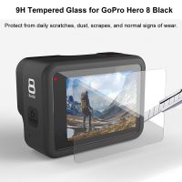 : "{&amp;gt; อุปกรณ์ป้องกันหน้าจอกระจกนิรภัยสำหรับ Gopro Hero 8 Black ฟิล์มป้องกันป้องกันเลนส์สำหรับ Gopro8 Go Pro 8อุปกรณ์เสริมกล้อง