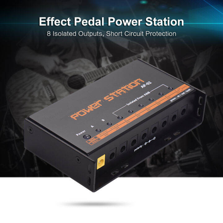 [ammoon]Guitar Pedal Power Supply 8 DC Outputs for 9V / 12V / 18V