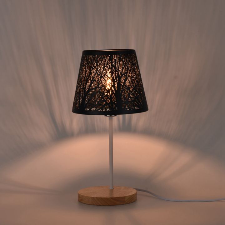 small-lamp-shade-clip-on-bulb-barrel-metal-lampshade-with-pattern-of-trees-for-table-chandelier-wall-lamp