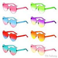 【YF】❦✘◈  1Pc Fashion Jelly Gradient Heart-shaped Lenses Sunglasses Outdoor Protection Glasses Colorful Goggles