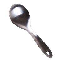 ஐ☫ High Quality Durable 304 Stainless Steel Large Rice Soup Serving Spoon Kitchen Tool Kitchen Tableware Spoons