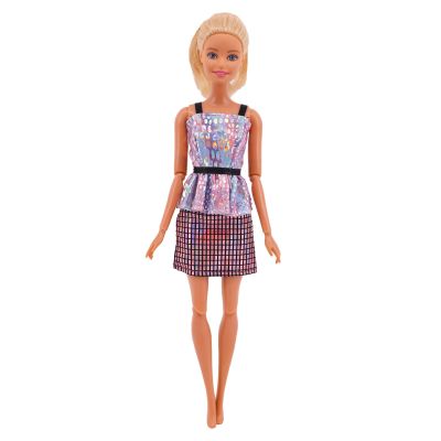 ชุดสำหรับตุ๊กตากระโปรงแฉกสำหรับอุปกรณ์เสื้อผ้า Barbie ขนาด11.8นิ้วของเล่นบ้านตุ๊กตา BJD Blyth 1/2นิ้วสำหรับเด็กผู้หญิง
