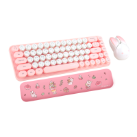 ใหม่ !! MOFii BUNNY Compact Wireless Combo Set PinkMilk(ไม่ใช่บลูทูธ)