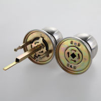 【cw】Rotation Round Door Knob Handle Stainless Steel Entrance Passage Lock with Kep Set for Home Room Accessories ！