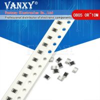 100Pcs 0805 SMD 1/8W chip resistor 0R 10M 0 10R 100R 220R 330R 470R 1K 4.7K 10K 47K 100K 0 10 100 330 470 ohm