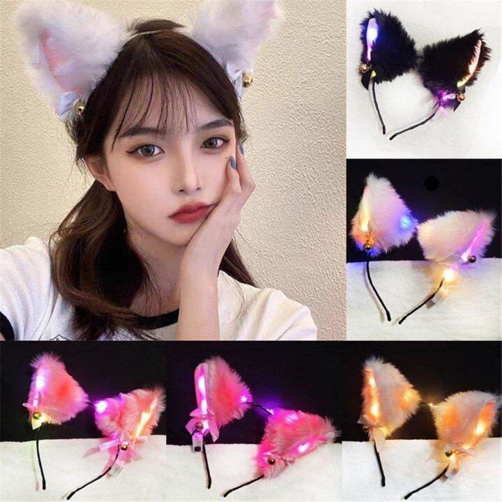 Sybooks 1 X Led Light Cat Ear Headband Cat Ear Headband With Led Light 