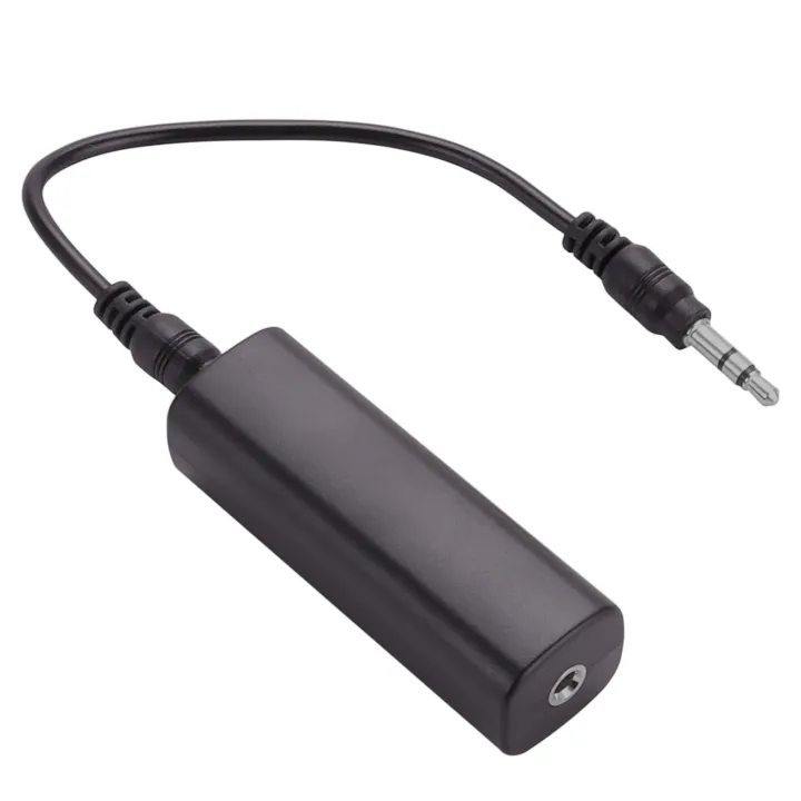 Ground Loop Noise Isolator Noise Filter Car Speaker with 3.5mm Jack Audio Cable for Car Audio