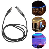 SELDOM74OM7เดิมสำหรับ RGB 3528 5050ไฟ Led 4ข้อต่อหัวเข็มหมุดตัวเมีย USB 3ปุ่มตัวควบคุมแถบอาร์จีบี DC 5V