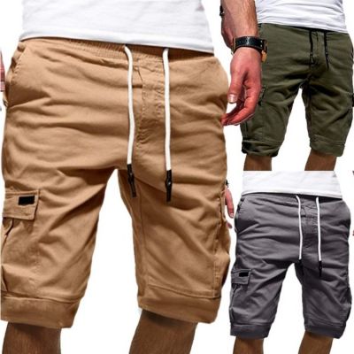 [COD] 2020 summer ebay mens multi-color large size pocket trousers closed casual