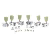 Musiclily 3R3L Vintage Guitar Tuners Machine Heads Tuning Keys Pegs Set for Les Paul Style