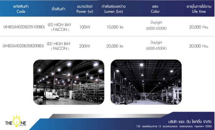 lux-one-โคมไฟไฮเบย์-100w-200w-led-รุ่น-falcon-โคมไฟ-high-bay-โคมไฮเบย์-ไฮเบย์-highbay-luxone