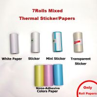 For Mini Home Printer Accessories Thermal Printer Paper White Color Sticker Blank Clear Photo Paper BPA Free Jeep 3-10 Years Electrical Trade Tools  T