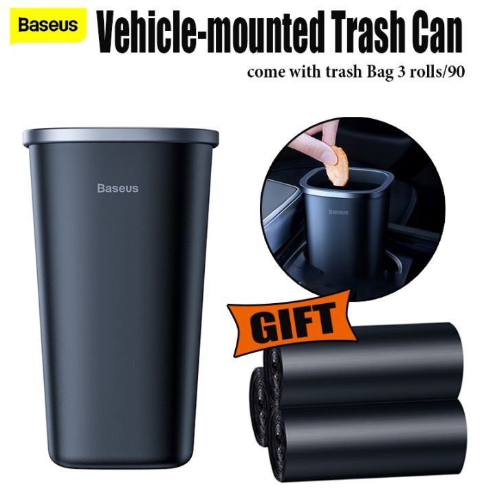 baseus-ถังขยะในรถยนต์-พร้อมถุงขยะ-3-ม้วน-90-ชิ้น