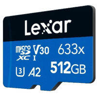 LEXAR High-Performance 633x microSDHC/XC UHS-I wAdapter, 512GB