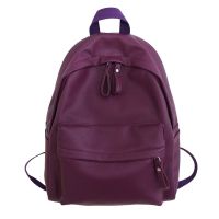 Fashion Backpack New Casual Women Backpack Nylon Solid Color Shoulder Bags Teenage Girl School Bags Mochilas Rucksacks Backbag