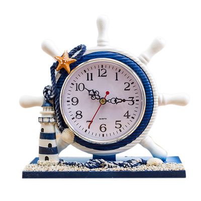 (1Pcs) Decorative Table Clock, Nordic Decoration, Bedroom Decoration Table Clock, Living Room Wooden Clock Ornaments