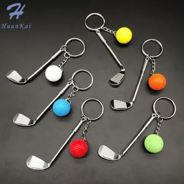 Golf keychain hot sale